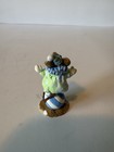 Wee Forest Folk M-98    clown Mouse    Blue