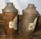 2 Vintage Premium Grain Belt Cone Top Beer Can Minneapolis Minn