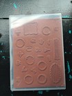 Brand New Stampin  Up  A Fitting Occasion Cling Stamp Set - With Sentiments