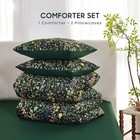 Wildflower Patterned elegant botanical Flower Style Comforter Sets - Gg Home