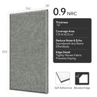  Fiberglass Acoustic Wall Panels 4 Pack  11 8   X 23 6   12x24 4pack Dark Gray
