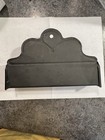 Antique Vintage Metal Wall Hanging Comb   Brush Case Holder 5 x8 x2 