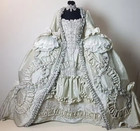 18th Century Victorian Wedding Dresses Court Queen Charlotte Marie Antoinette