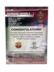 2022-23 Topps Stadium Chrome Ousmane Dembele Auto Blue Wave Refractor  75 Ca-od