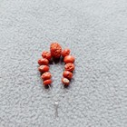Vintage Red Coral Loose Beads Gemstone 100  Natural Italian Coral Undyed Beads