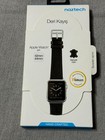 Apple 42 44 Mm Leather Band For Apple Watch 42 44mm  - New - Black