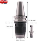 Bt40 1 32  - 5 8  Keyless Drill Chuck Tool Holder With Bt40 Integral Shank 16mm