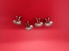 4 Vintage Singer 221 Featherweight Sewing Machine Carrying Case Metal Feet