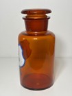 Sulfas Magnesii Brown Glass Pharmacy Bottle  Pharmacist Jar Medical Bottle