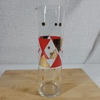 Vtg 1950s Mcm Gay Fad Moon Red And Gold Cocktail Martini Pitcher Atomic Vlv