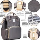 Baby Diaper Bag Backpack Modern Small Baby Travel Bag Tote W organizer Pouch