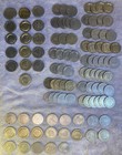 Vintage Large Lot Of 121 Casino Metal  1 Gaming Tokens Coins Nevada   California