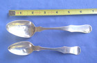S Kirk   Son 10 15  1828-1846  Antique Coin Silver Spoons Pre Civil War