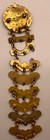 Vintage Baptist Sunday School Little System Pin 10 Year Attendance Bars Enamel