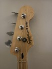 Squier Jazz Bass 4-string Solid Electric Bass Guitar Red Maple Neck fretboard