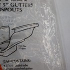 Gutter End White W  Outlet 3  X 4  27-080 - Dirty   No Drop