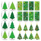 Christmas Tree Craft For Kids Interactive Ornaments Stickers Diy Game Activities