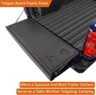 Colorado Tailgate Plastic Panel - Black Compatible With Chevy Colorado   Gmc