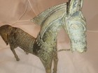 Antique Indian Brass bronze Dhokra Horse  Intricate Stunning Rare