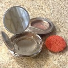 Vintage Richard Hudnut Blue Enamel Cornucopia Double Vanity Compact