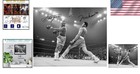 Landscape 10x8 Muhammad Ali   Joe Frazier Signed Wall Art - Elegant Sports Decor