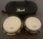 Pearl Percussion Primero Series Bongo Drums In Protection Bag Free Ship Rare 