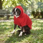Zack   Zoey Fleece-lined Dog Cotton Blend Apparel Hoodie X-large Red 3-pack