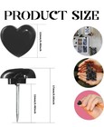 50 Pcs Push Pins  Heart Thumb Tacks  Cute Push Pins For Wall  Corkboard    