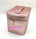 New  Lancome Makeup Bag Case Metallic Pink   2025 Limited Edition  With Handle