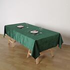 Hunter Green 60 x102  Premium Velvet Rectangular Tablecloth Wedding Party Linens