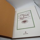 Our Family Register Genealogy Book     Poplar 1983    History Record Blank Organizer