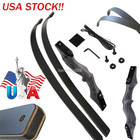 50lbs Takedown Archery 62  Recurve Bow Set Traditional Huntin Bow 30lb 40lb Wood