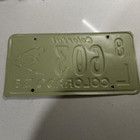 1958 - Colorado - License Plate -great Condition