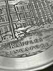 Raffles Singapore Royal Selangor Pewter Souvenir Plate 3 Inch Hotel