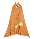 Bingo Bluey Hooded Blanket W  Pockets Toddler 50 X 39 Boy Or Girl Plush Soft Nip
