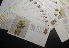1982 State Birds   Flowers Sc 1953a-2002a Set 50 Fdcs Colorano Silk Cachets