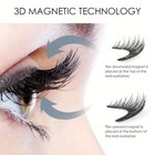 4 Pair Magnetic Eyelashes With Applicator - Natural Look  Easy To Apply  Reusabl