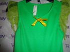 Costume Usa Girls 4t St  Patrick Play Dress Mesh Ruffle Green Metallic Top Lined