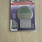 Nit Free Terminator Comb Head Lice Stainless Steel Green