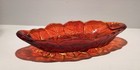 Vintage Indiana Glass Lily Pons Ruby Flash Relish Dish