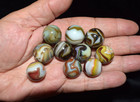          All Top Picks Jabo das Lot Of 10 Mixed Runs Collector Marbles  750  Mint    