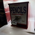 Vintage Coin Op Quality Pencil Dispenser Red