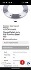 Flange Plate 6 Inch 316 Stainless Steel 150 Sa182 5654