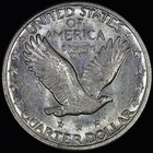 1927 Standing Liberty Quarter     Au Almost Unc     25c Coin Scarce 72o    trusted   