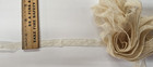 Vintage antique  Ecru  Fine Cotton Insertion Lace  7 Yards