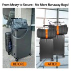 Bilione Add A Bag Luggage Straps 2 Pack  Adjustable Bungee Elastic Belt To Co   