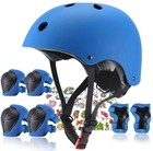 Adjustable Kids Helmet With Knee   Elbow Pads  Skateboard   Scooter Gear For Age