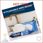 Cottonelle Fresh Care Flushable Wet Wipes  Adult Wet Wipes  1 Refill Pack  168 W
