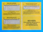 Dwight Gooden ryne Sandberg ron Kittle gehrig 1985 Donruss Wax Box Bottom  Uncut