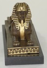 Vintage French Bronze Furniture Decoration  Sphinx Mythological Male Head Statue